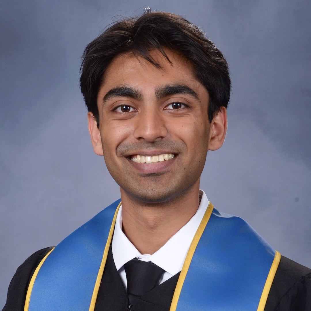 Rohil Devang Shah 2026 grad in regalia